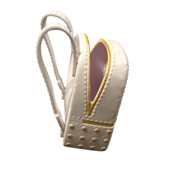 LOL Surprise Doll Miniature Swag Backpack Bag Gold & White - Picture 2 of 6